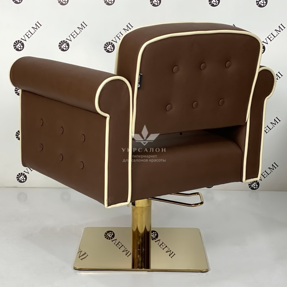 Комплект парикмахерской мебели Perfetto Gold на квадрате