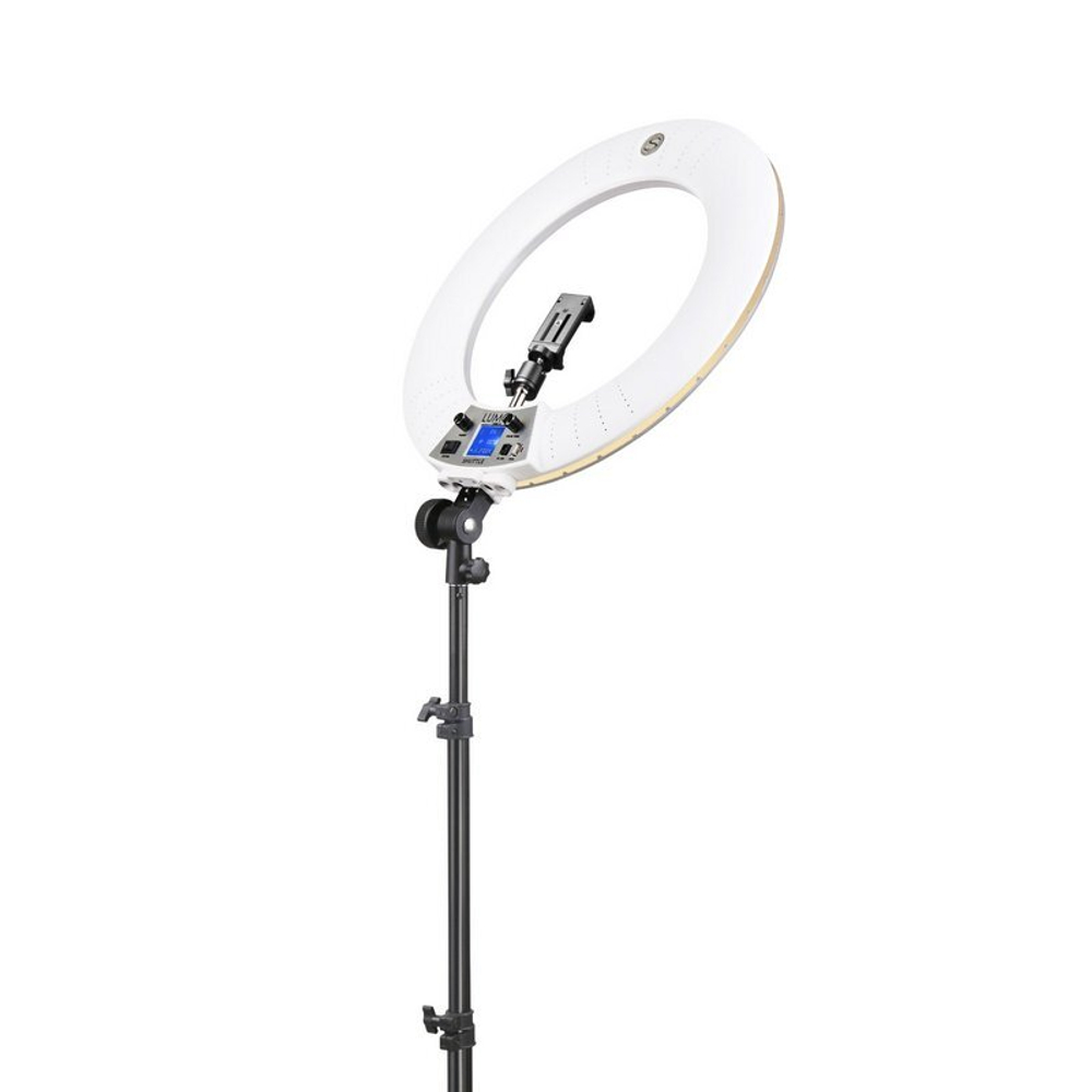 Кольцевая лампа на штативе Lumo Shuttle, диаметр 45 см, 105W