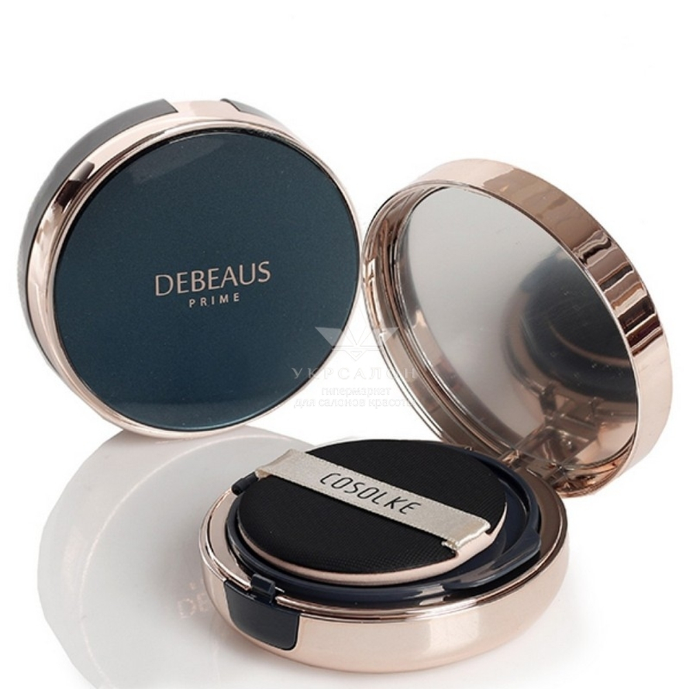 Интенсивный восстанавливающий BB-крем кушон Debeaus Prime с запасным блоком, SPF50