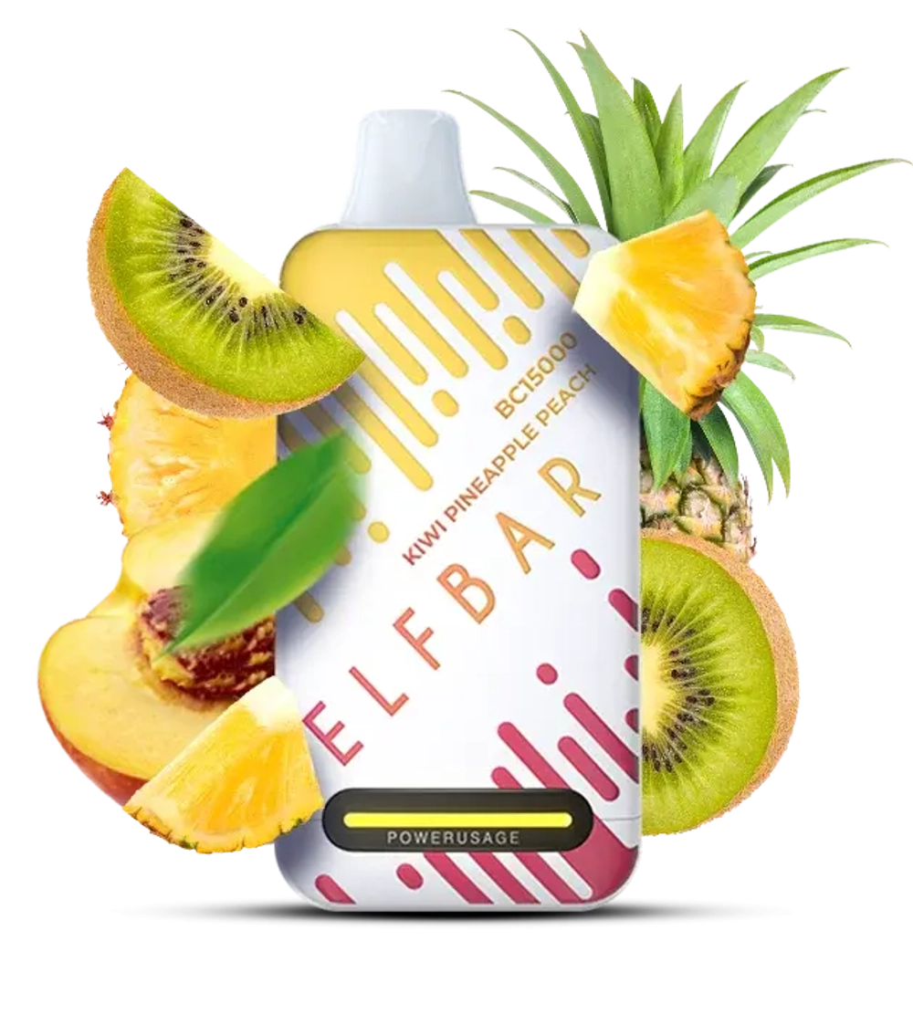 Elf Bar BC15000 - Kiwi Pineapple Peach (5% nic)