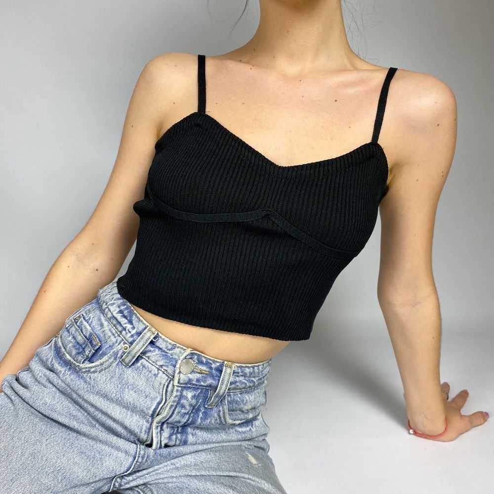 Топ с имитацией косточек