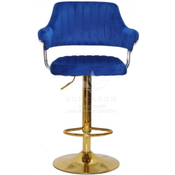 Стільчик для візажу Jef velor Gold