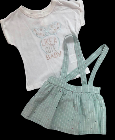 Костюм 2в1: сарафан, футболка, бавовна ТМ "Bebetto"