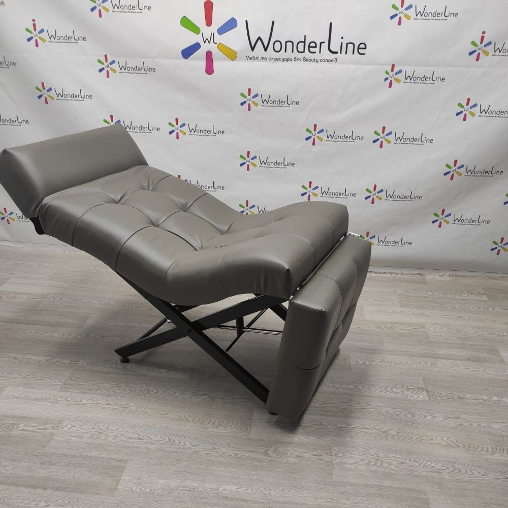 Анатомічна кушетка Tertio 2 Black для лешмейкерів та бровістів