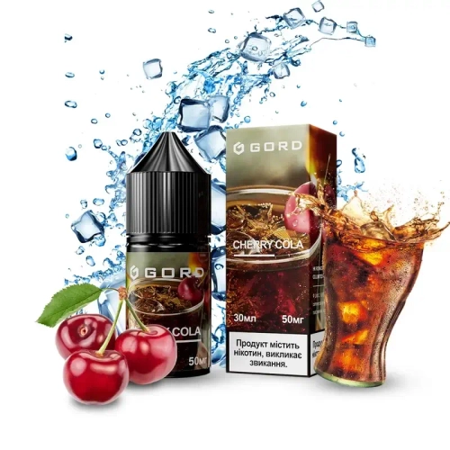 Сольова Рідина Gord Cherry Cola (Горд Кола Вишня) 30ml 50mg
