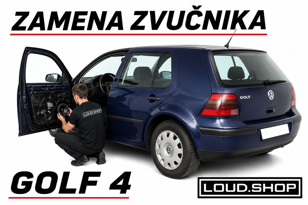 Komplet Zvučnika za Volkswagen Golf 4