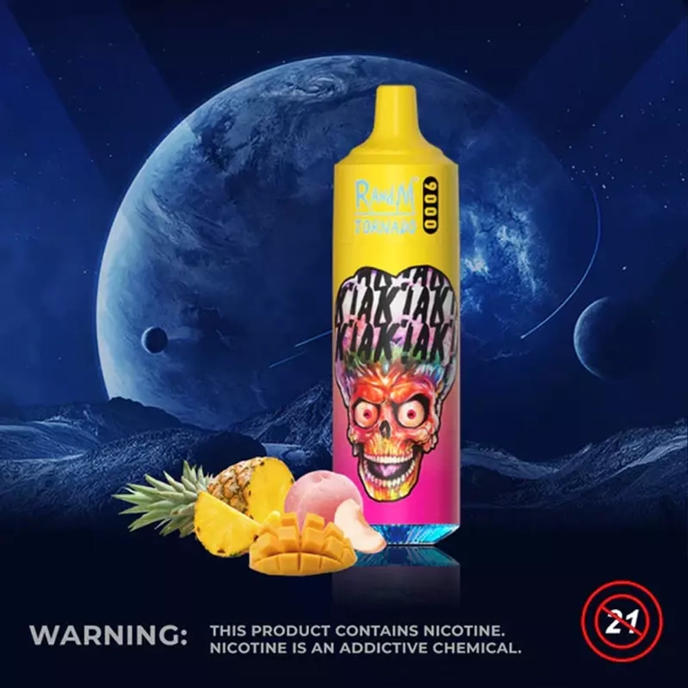 RandM Tornado 9000 Peachy Mango Pineapple 5% nic