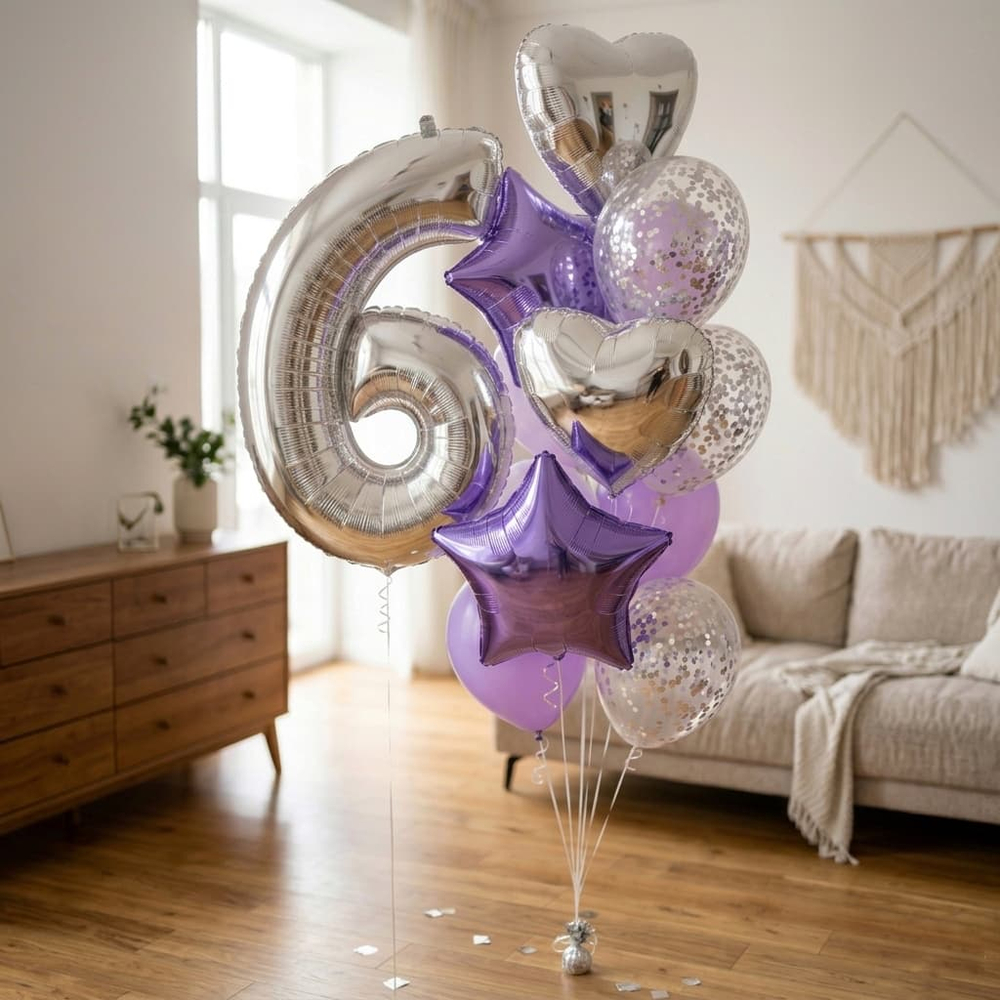 кульки на день народження дівчинці 6 років