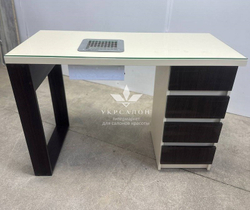 Маникюрный стол Mark SM-100 с вытяжкой и защитным стеклом