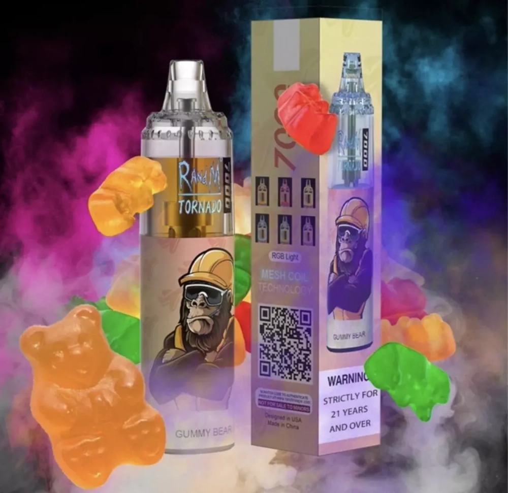 RandM Tornado 7000 Gummy Bear 5% nic