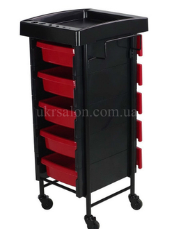 Парикмахерская тележка Pomocnik DUO Red