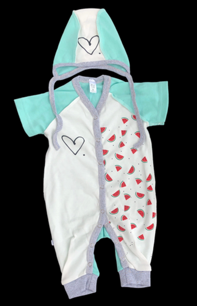 Чоловічок з шапочкою "Кавунчик", інтерлок ТМ "SM"