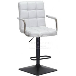 Стульчик для визажа Florida black quadro