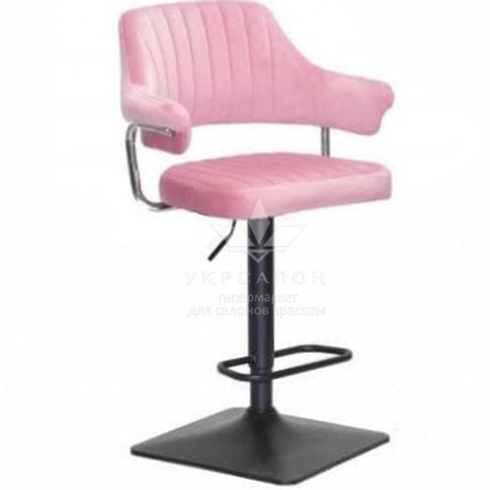 Стільчик для візажу Jef Black quadro Velor