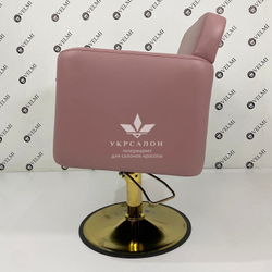 Перукарське крісло Eliot Gold на диску