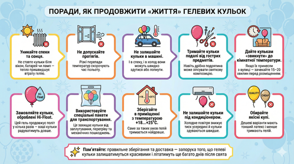 Як продовжити життя гелевих кульок: корисні поради