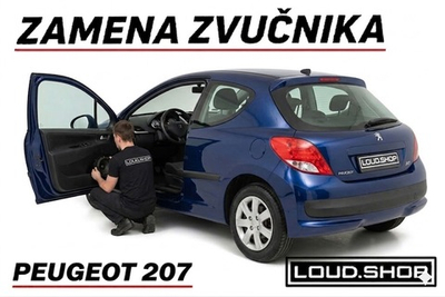 Komplet Zvučnika Peugeot 207