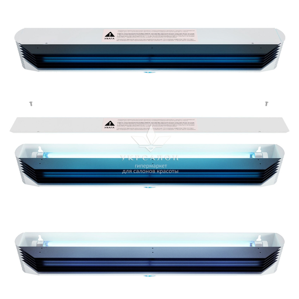 Экранированный облучатель с жалюзи BactoSfera Ekran Jalousie 15 FAN