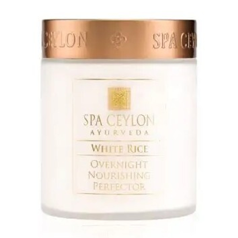 Ночной питательный крем для сухой и чувствительной кожи Белый рис 200 г, SPA Ceylon