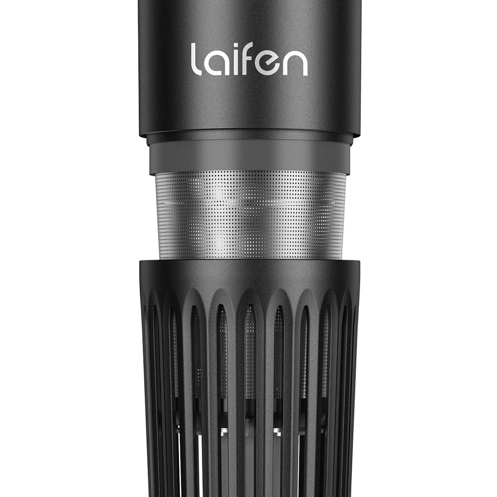 Фен Laifen Retro профессиональный с ионизацией, 2 насадки, черный