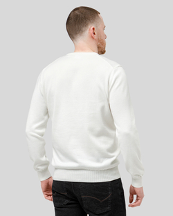 Джемпер чоловічий молочного кольору (арт. 7662300506)