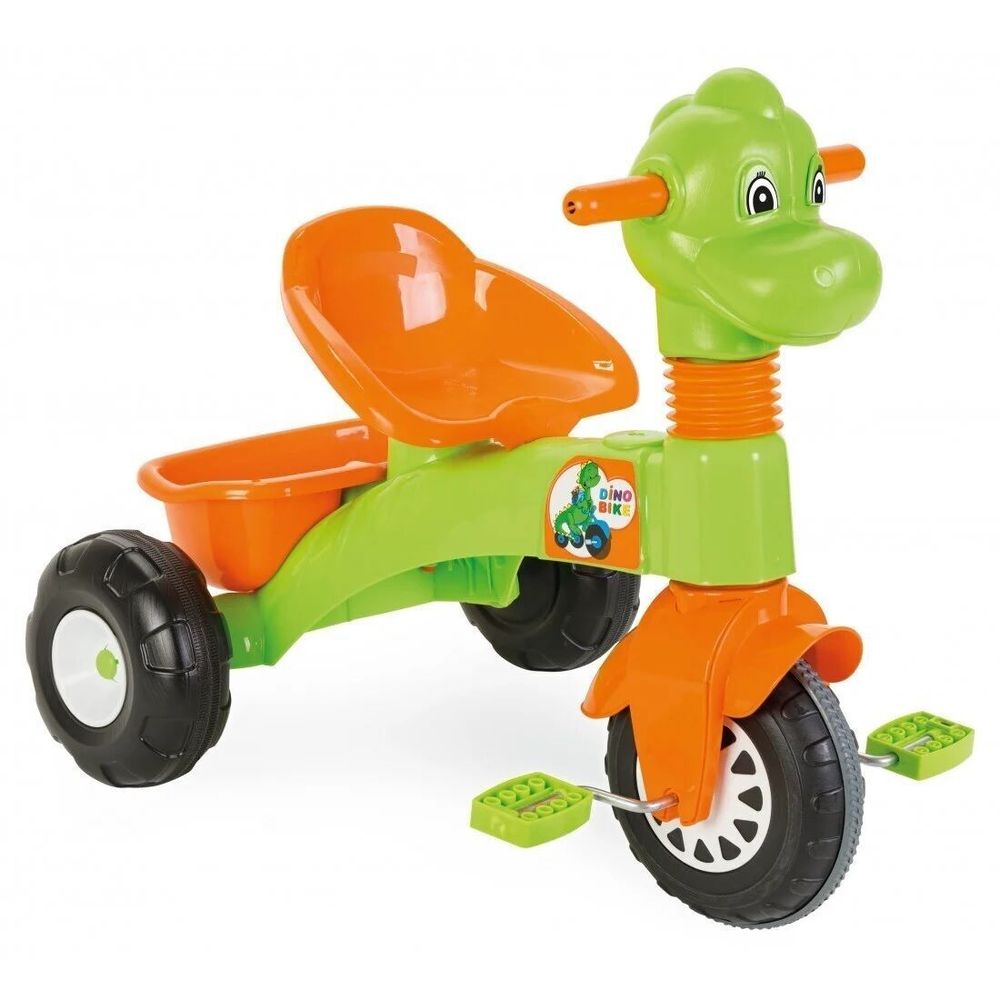 Детский трехколесный велосипед Pilsan Dino 07-145 с багажником