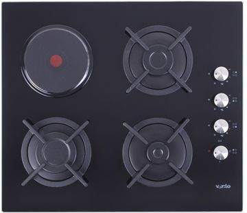 Варильна поверхня комбінована VENTOLUX HSF631-A3G CS (BK)