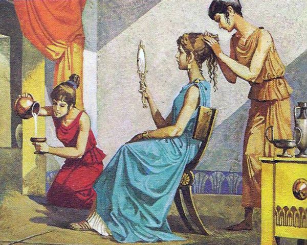 Парикмахерское искусство древней Греции