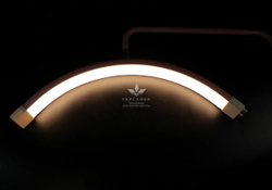 Безтіньова Led лампа для бьюті майстра Smart Moon Light HD-M8X, 60 Вт, рожева