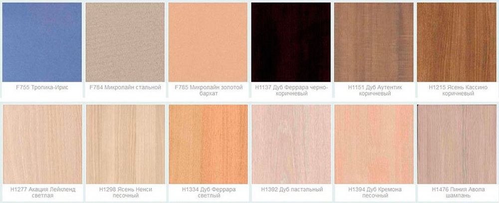 Палітра ДСП EGGER VM