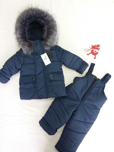 Комплект 2в1: куртка та напівкомбінезон, плащівка, синтепон (104 см)