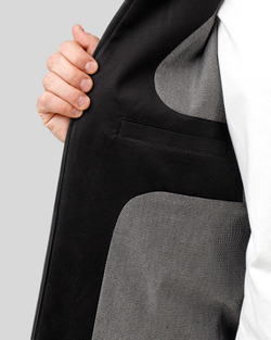 Бомбер чоловічий Casual чорний (арт. 6862300101)