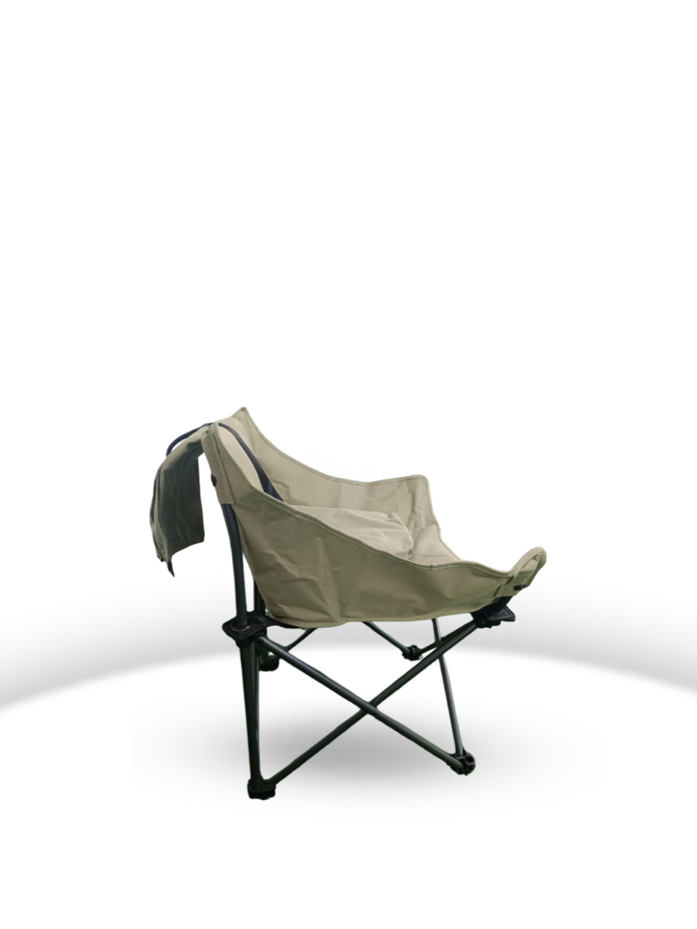 Складной стул зеленый