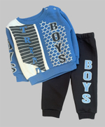 Костюм 2в1: світшот, штани "Trend Boys" трьохнитка з начосом TM "Pepelino"