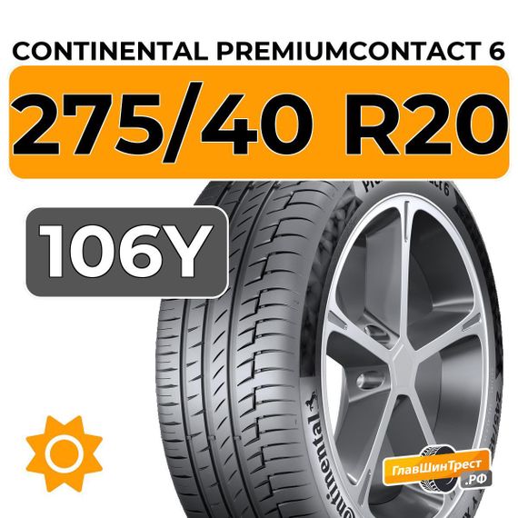Continental PremiumContact 6 275/40 R20 106Y XL