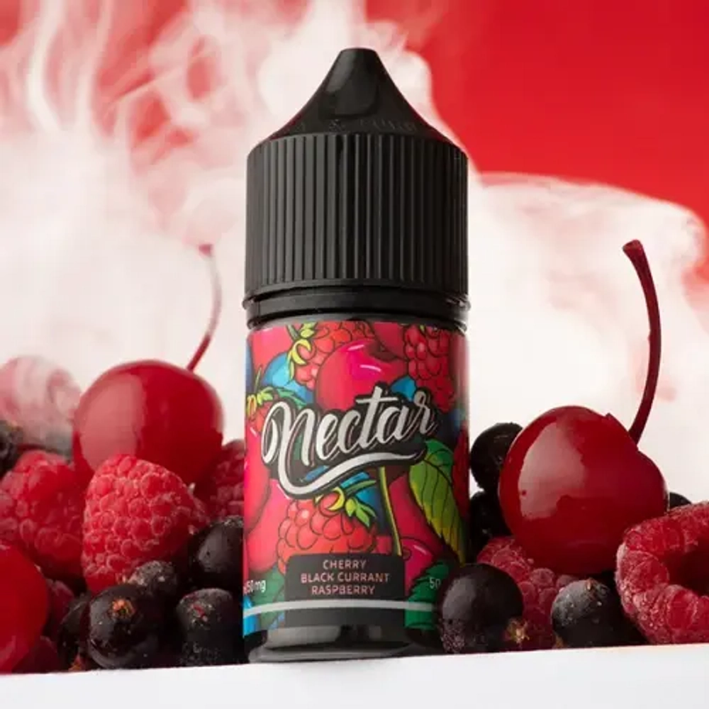 Сольова Рідина Nectar Вишня Чорна смородина Малина 30ml 50mg