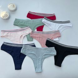 Стрінги з полосками на резинці