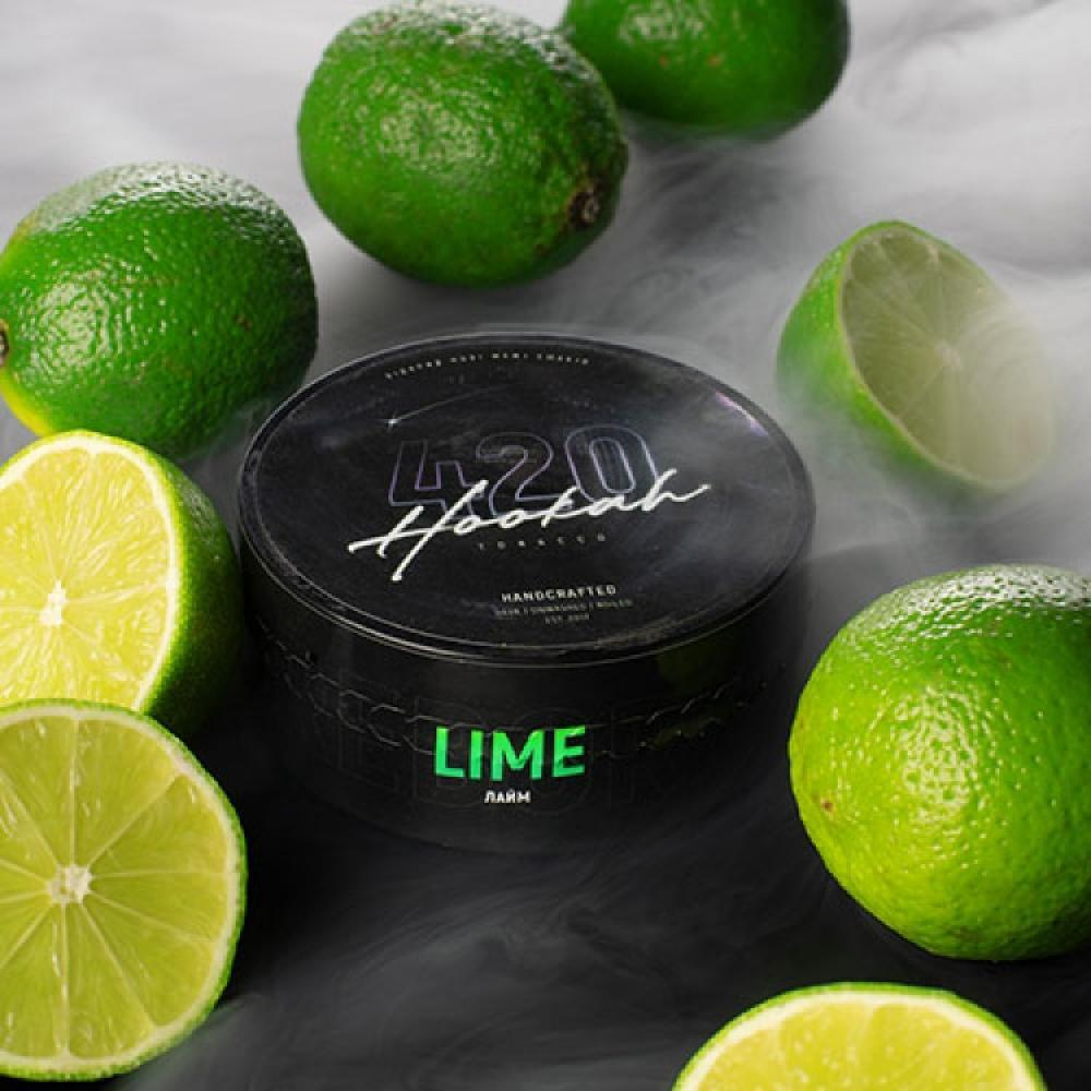 Заказать табак для кальяна 420 Лайм (Lime), низкие цены, быстрая доставка