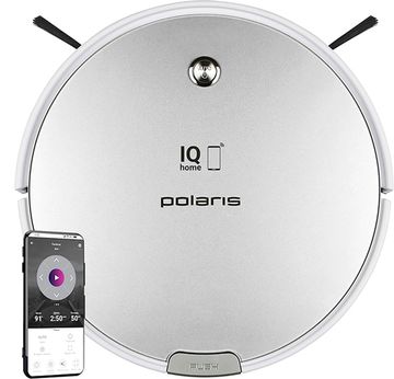 Робот-пилосос Polaris PVCR 0833 WI-FI IQ Home Silver