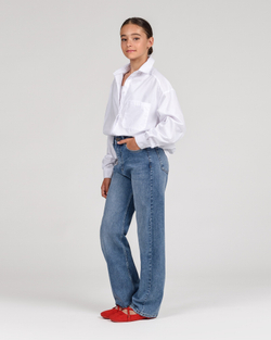 Джинси Wide Leg для дівчинки сині (арт. 8842402501)