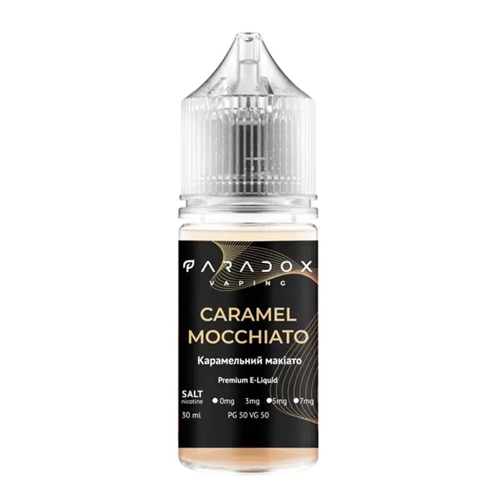 Солевая Жидкость Paradox Caramel Macchiato 30мl