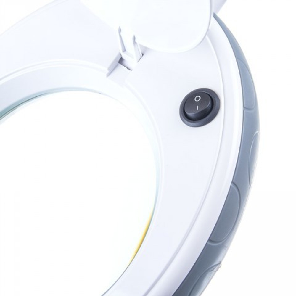 Лампа-лупа 6014 LED-3(5) с регулировкой яркости, холодный свет, 1-12W