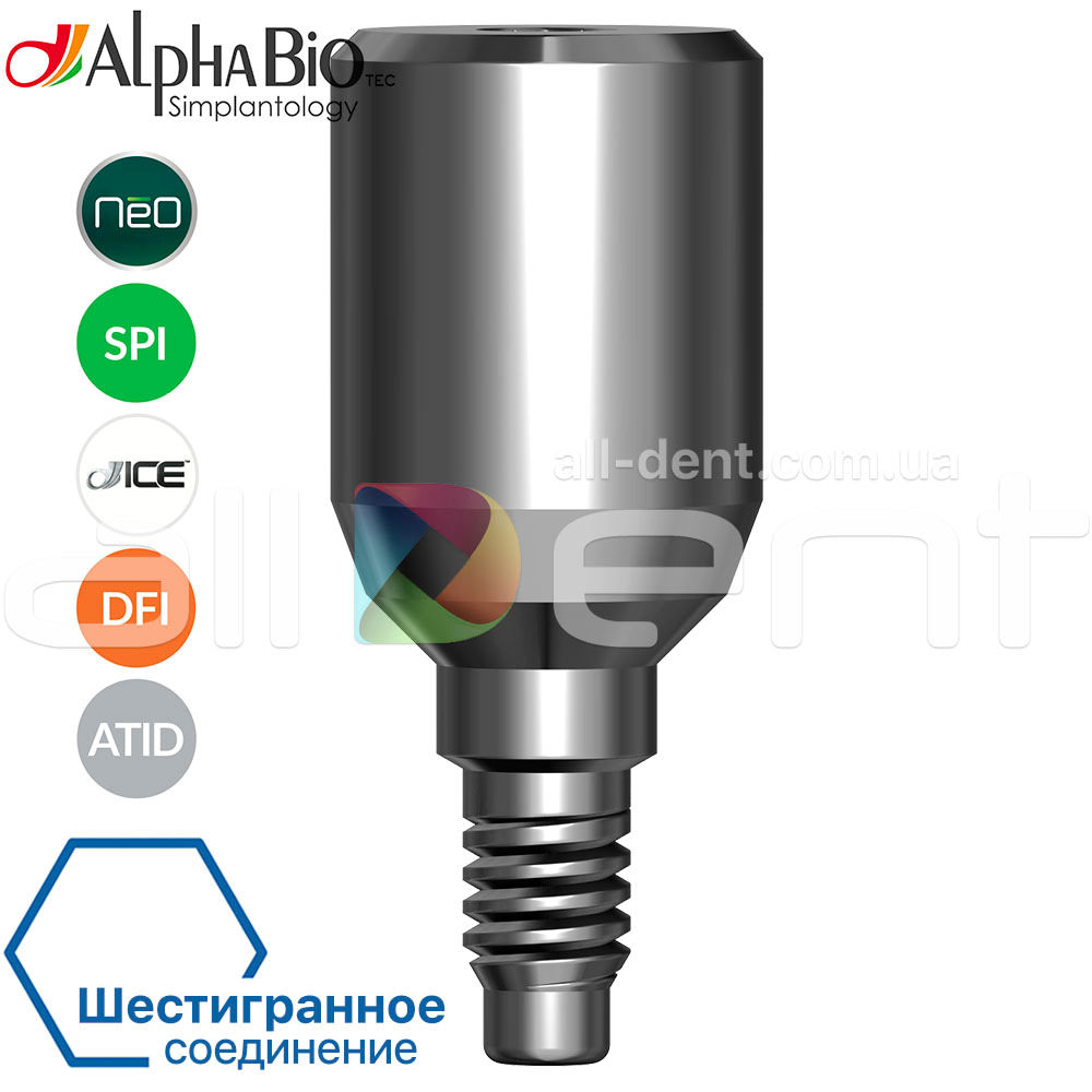 Формирователь десны AlphaBio Шестигранное соединение (IH) 118
