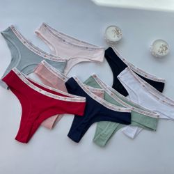 Стрінги з мінімалістичним написом на резинці