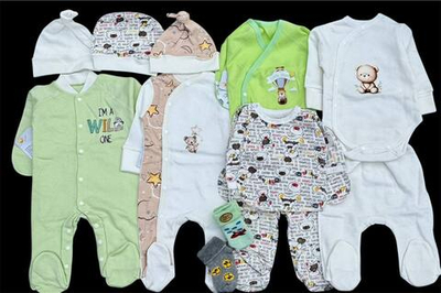 Гарний набір одягу для новонароджених, якісний одяг для немовлят, зима, зріст 62 см, бавовна