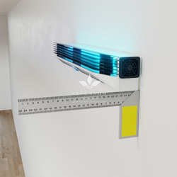 Экранированный облучатель с жалюзи BactoSfera Ekran Jalousie 15 FAN