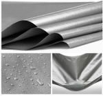 Тент 6х10 от дождя и снега, затеняющий 180г./м2 (серый/синий) тарпаулиновый. Усиленные края.