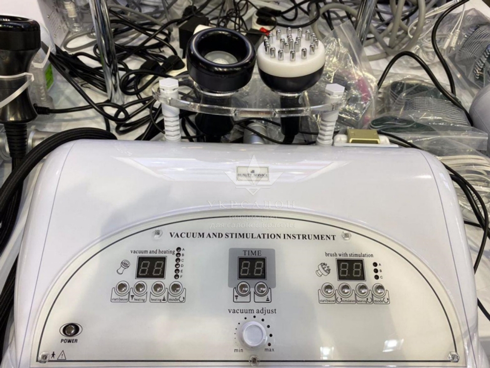 Аппарат 2-в-1 2001C Вакуумный термомассаж с прогревом + Биоэлектростимуляция