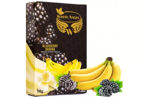 Тютюн White Angel Blackberry Banana (Чорниця Банан) 50г Термін придатності закінчився