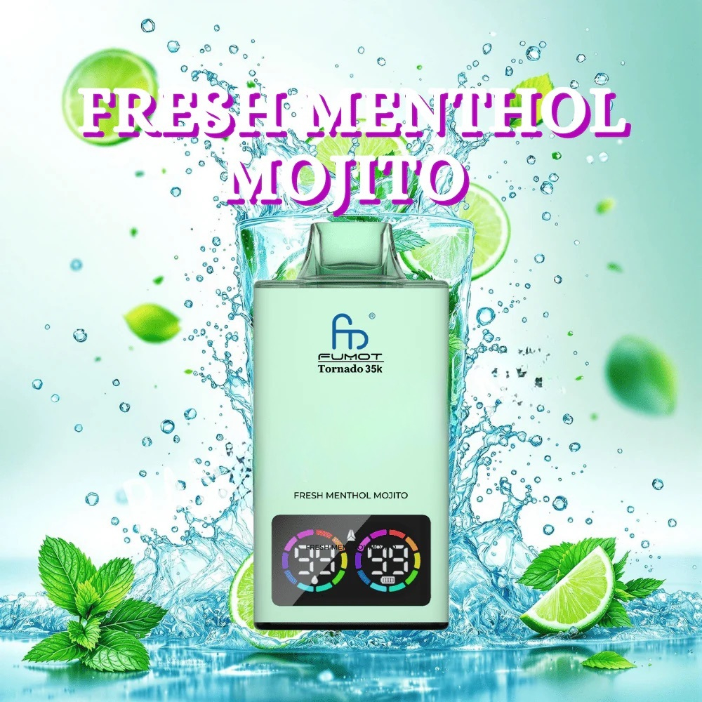 RandM Tornado 35000 - Fresh Menthol Mojito 5%